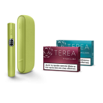 IQOS ILUMA i Leaf Green & two TEREA packs