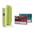 IQOS ILUMA i Leaf Green & two TEREA packs thumbnail