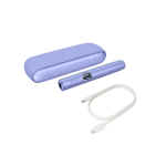 IQOS ILUMA i Digital Violet and a charging cable