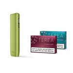 IQOS ILUMA i ONE Leaf Green & two TEREA packs