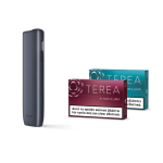 IQOS ILUMA i ONE Midnight Black New IQ& two TEREA packs