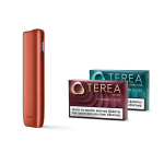 IQOS ILUMA i ONE Vivid Terracotta & two TEREA packs thumbnail