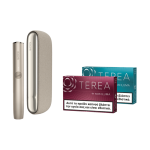 συσκευή θέρμανσης καπνού IQOS ILUMA Pebble beige & δύο πακετα TEREA