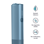 heated tobacco device IQOS ILUMA ONE Azure Blue