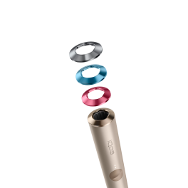 Choose one of three rings for the end of your Holder.