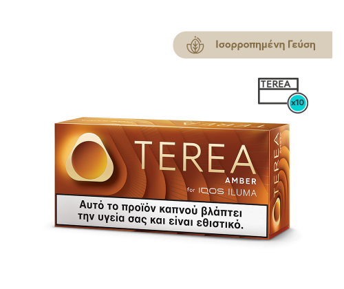 θερμαινόμενοι ράβδοι καπνού terea amber
