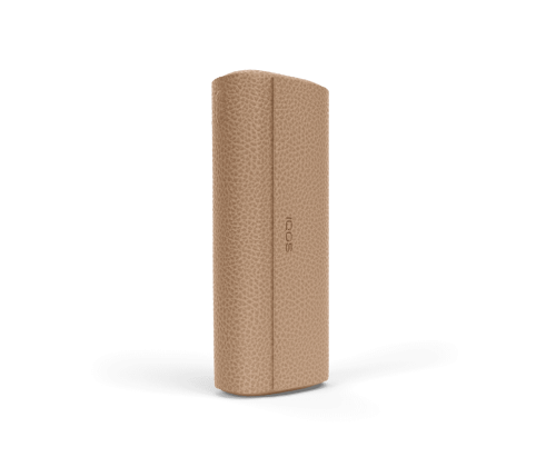 IQOS ILUMA PRIME Leather-like Full Wrap golden khaki